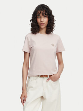 Guess Guess T-shirt V4YI09 J1314 Rosa chiaro Regular Fit