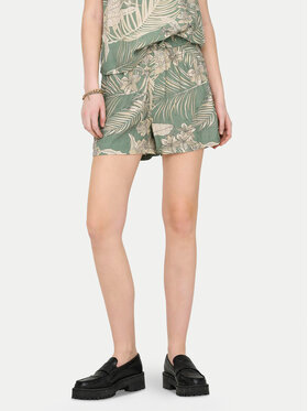 ONLY ONLY Szorty materiałowe Palina 15324504 Zielony Regular Fit
