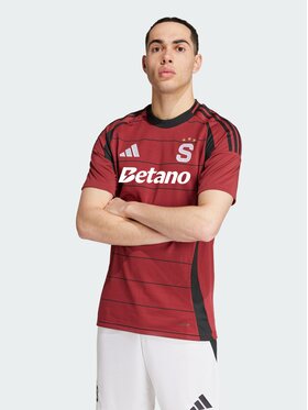 adidas adidas Koszulka techniczna Sparta Prague 24/25 Home Jersey Czerwony Slim Fit