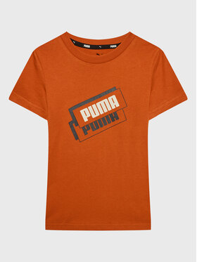 Puma Puma Футболка Alpha Holiday 670109 Оранжевий Regular Fit
