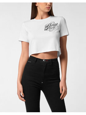 PHILIPP PLEIN PHILIPP PLEIN T-shirt 27363 Bianco Skin Tight Fit