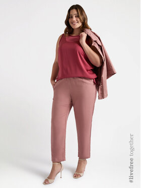 Fiorella Rubino Fiorella Rubino Bluzka 2755T002246N029 Bordowy Slim Fit