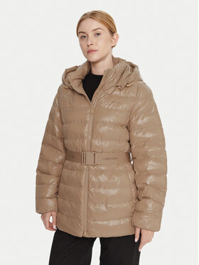 Calvin Klein Calvin Klein Zimní bunda LV044D542G Béžová Regular Fit