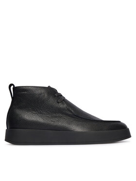 Calvin Klein Calvin Klein Trzewiki Hybrid Cup Apron Boot Lth HM0HM01987 Czarny