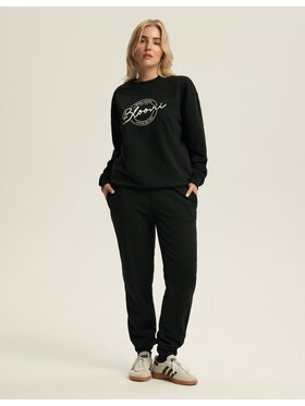 Esotiq Esotiq Spodnie dresowe 43757 Czarny Regular Fit