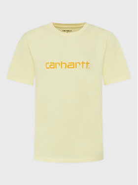 Carhartt WIP Carhartt WIP T-shirt Script I031047 Giallo Regular Fit