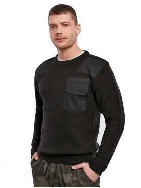 Brandit Brandit Sweter 5018.2.L Czarny Regular Fit