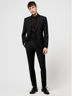 Hugo Hugo Uzvalks Arti/Hesten204X 50440762 Melns Extra Slim Fit