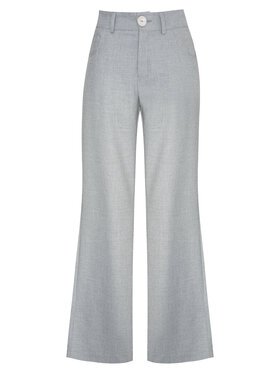Magda Matyja Magda Matyja Spodnie materiałowe Chloe Flare Szary Slim Fit