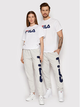 Fila Fila T-shirt Unisex Bellano FAU0067 Bianco Regular Fit