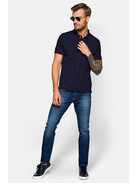 Lancerto Lancerto Jeansy Stamford Granatowy Slim Fit
