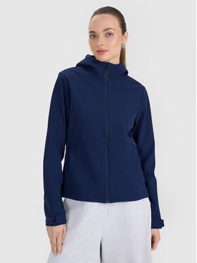 4F 4F Kurtka softshell 4FWSS25TSOFF320-31S Niebieski Regular Fit