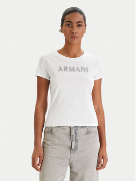 Armani Exchange Armani Exchange T-Shirt XW002106 AF10356 U0002 Biały Slim Fit