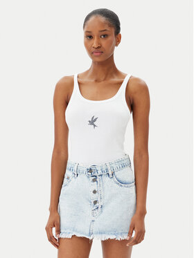One Teaspoon One Teaspoon Top Fine 26605 Weiß Slim Fit