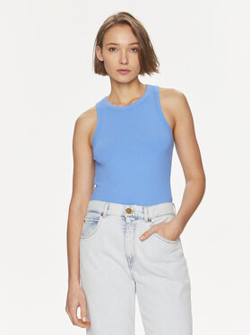 Tommy Hilfiger Tommy Hilfiger Top WW0WW38635 Blau Slim Fit