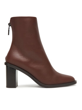 Max Mara Max Mara Botki Midiboot80 25247960726 Brązowy
