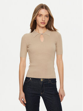 Guess Guess Svetr W5RR10 Z2Y72 Béžová Regular Fit