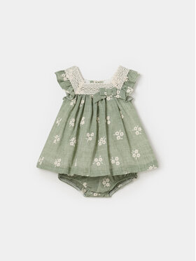 Mayoral Mayoral Rochie de vară 1827 Verde Regular Fit