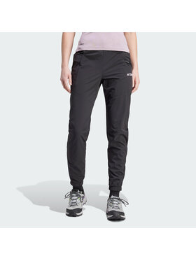 adidas adidas Spodnie materiałowe 128985 Czarny Slim Fit