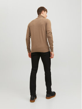 Jack&Jones Dolčevita 12157417 Smeđa Regular Fit