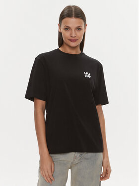 HUGO Hugo T-shirt Dashire_4 50489198 Crna Regular Fit