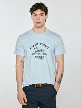 BIG STAR BIG STAR T-Shirt FORS Niebieski Basic Fit