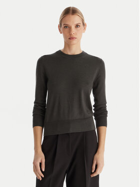 Calvin Klein Calvin Klein Sweter LV044D370G Szary Regular Fit