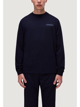 Napapijri Napapijri Bluza B-BACK GRAPHIC C Niebieski Casual Fit