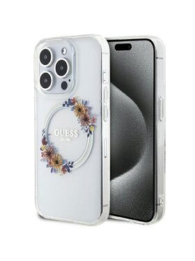 Guess Guess Etui na telefon Apple iPhone 15 Pro Przezroczysty