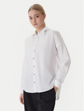 Morgan Morgan Πουκάμισο 261-CGRAM Λευκό Oversize