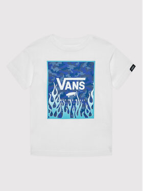 Vans Vans T-Shirt Print Box VN0A3HWJ Bílá Regular Fit