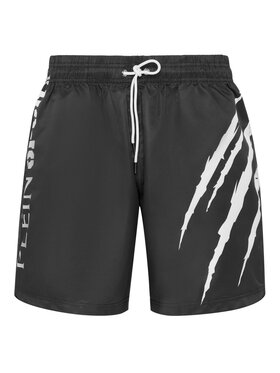 Plein Sport Plein Sport Pantaloncini sportivi 28339 Nero Jogger Fit