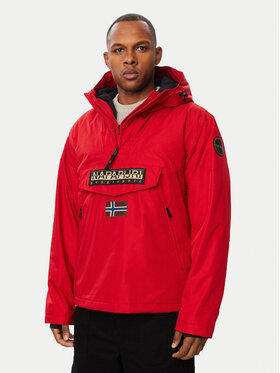 Napapijri Napapijri Kurtka anorak Rainforest Next NP0A4IB9 Czerwony ciemny Regular Fit