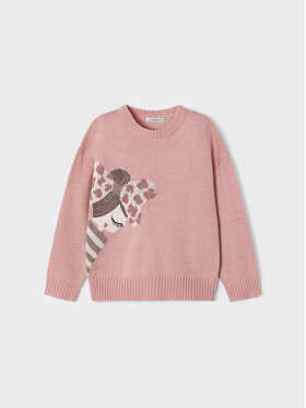 Mayoral Mayoral Sweter 4.303 Różowy Regular Fit