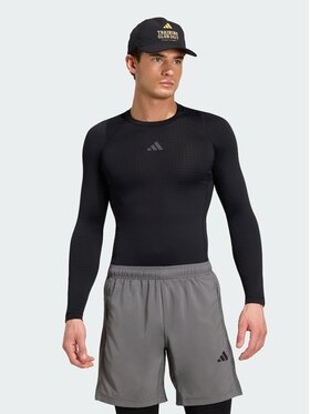 adidas adidas Koszulka techniczna 165317 Czarny Fitted Fit