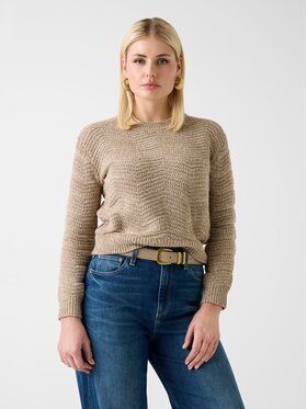 Guess Guess Sweter 180859 Beżowy Classic Fit