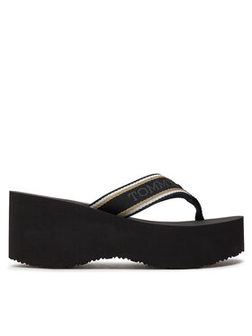 Tommy Hilfiger Tommy Hilfiger Σαγιονάρες Im Platform Beach Sandal FW0FW08236 Μαύρο