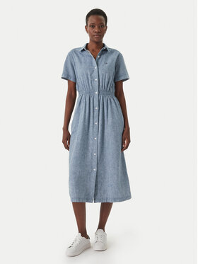Tommy Jeans Tommy Jeans Marškinių tipo suknelė DW0DW18556 Mėlyna Relaxed Fit