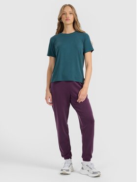 4F 4F T-shirt 4FRAW25TTSHF3282-46S Verde Regular Fit