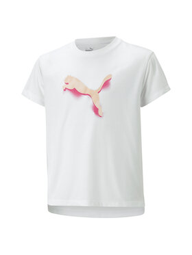 Puma Puma T-Shirt 673474 Biały Regular Fit