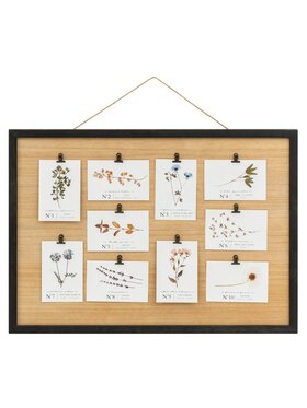 MIAhome MIAhome Ramka na zdjęcia organizer na zdjęcia na sznurku 50x70 cm Czarny
