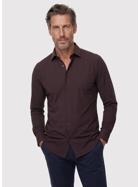 Pako Lorente Pako Lorente Koszula P26WF-1X-011 Brązowy Slim Fit