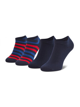 Tommy Hilfiger Tommy Hilfiger Zestaw 2 par niskich skarpet męskich 382000001 Granatowy