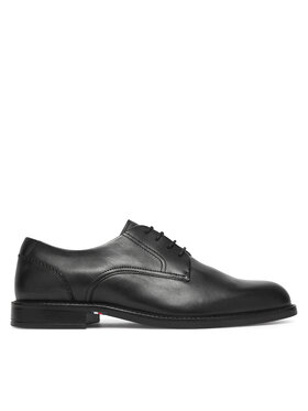 Tommy Hilfiger Tommy Hilfiger Oxfordice Corporate Dressy Lth FM0FM06023 Crna