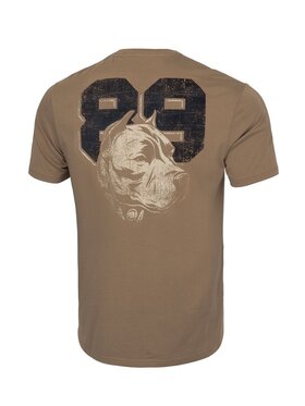 PITBULL PITBULL T-Shirt Koszulka Dog 89 L Brązowy Regular Fit