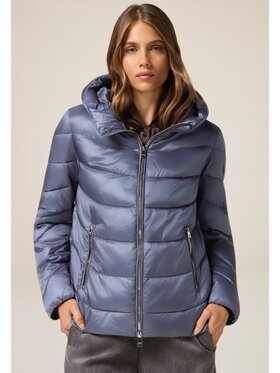 Oltre Oltre Giubbotto piumino F617R001433N004 Turchese Baggy Fit