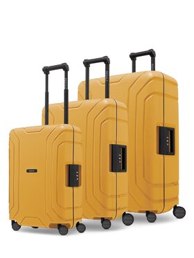 Redolz Redolz Komplet walizek 296282 Żółty