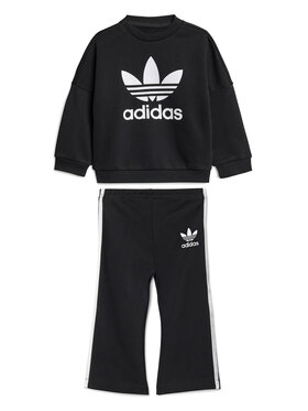 adidas adidas Set majica dugih rukava i leggins JC7867 Crna Flared Fit