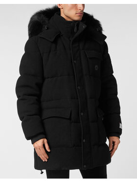 PHILIPP PLEIN PHILIPP PLEIN Kurtka puchowa 14885 Czarny Regular Fit