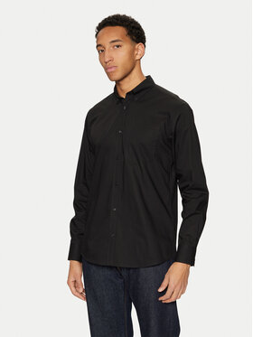 United Colors Of Benetton United Colors Of Benetton Hemd 5KQRUQ04B Schwarz Regular Fit